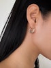REA Hoops med 14K guldpläterat mönster 2cm