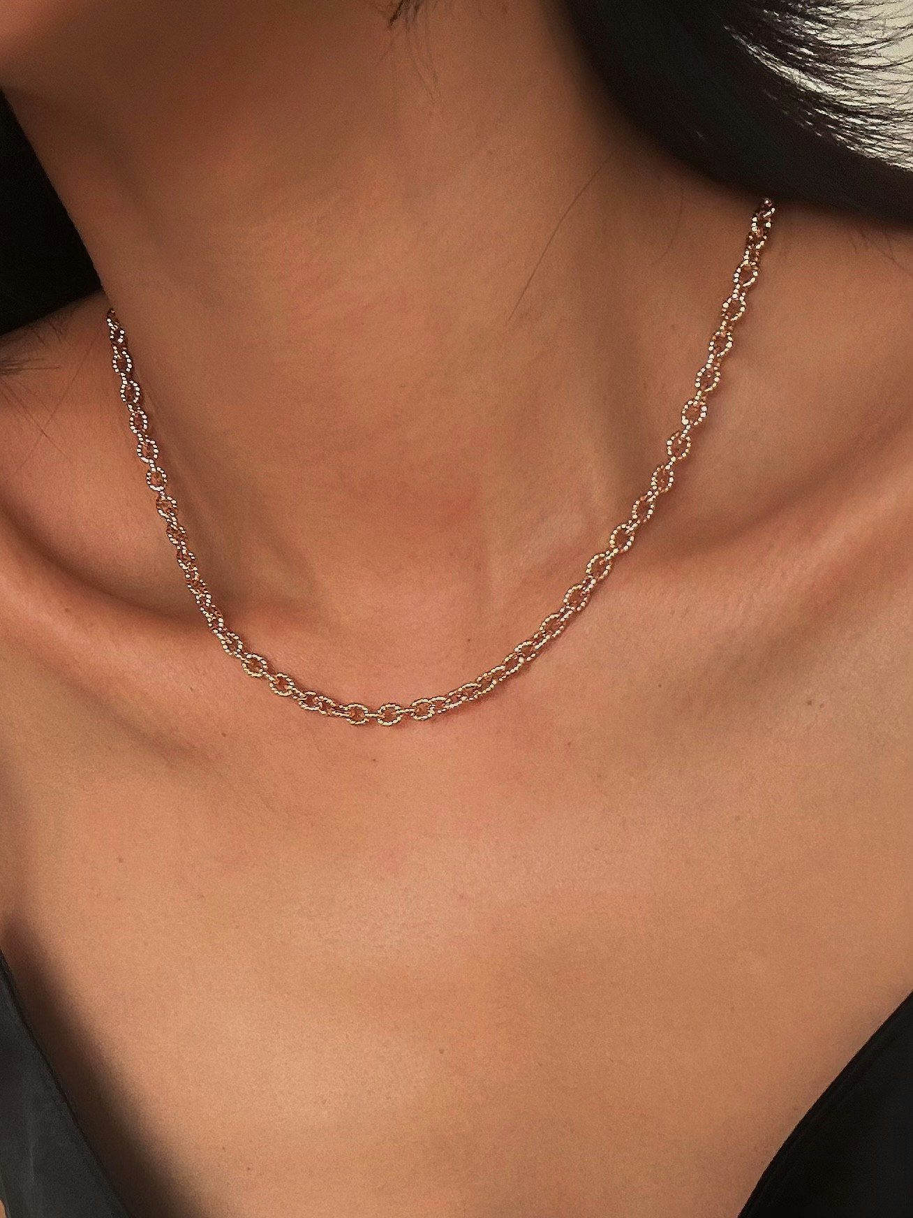 REA  Halsband med grov kedja