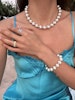 Armband med pärlor i metall