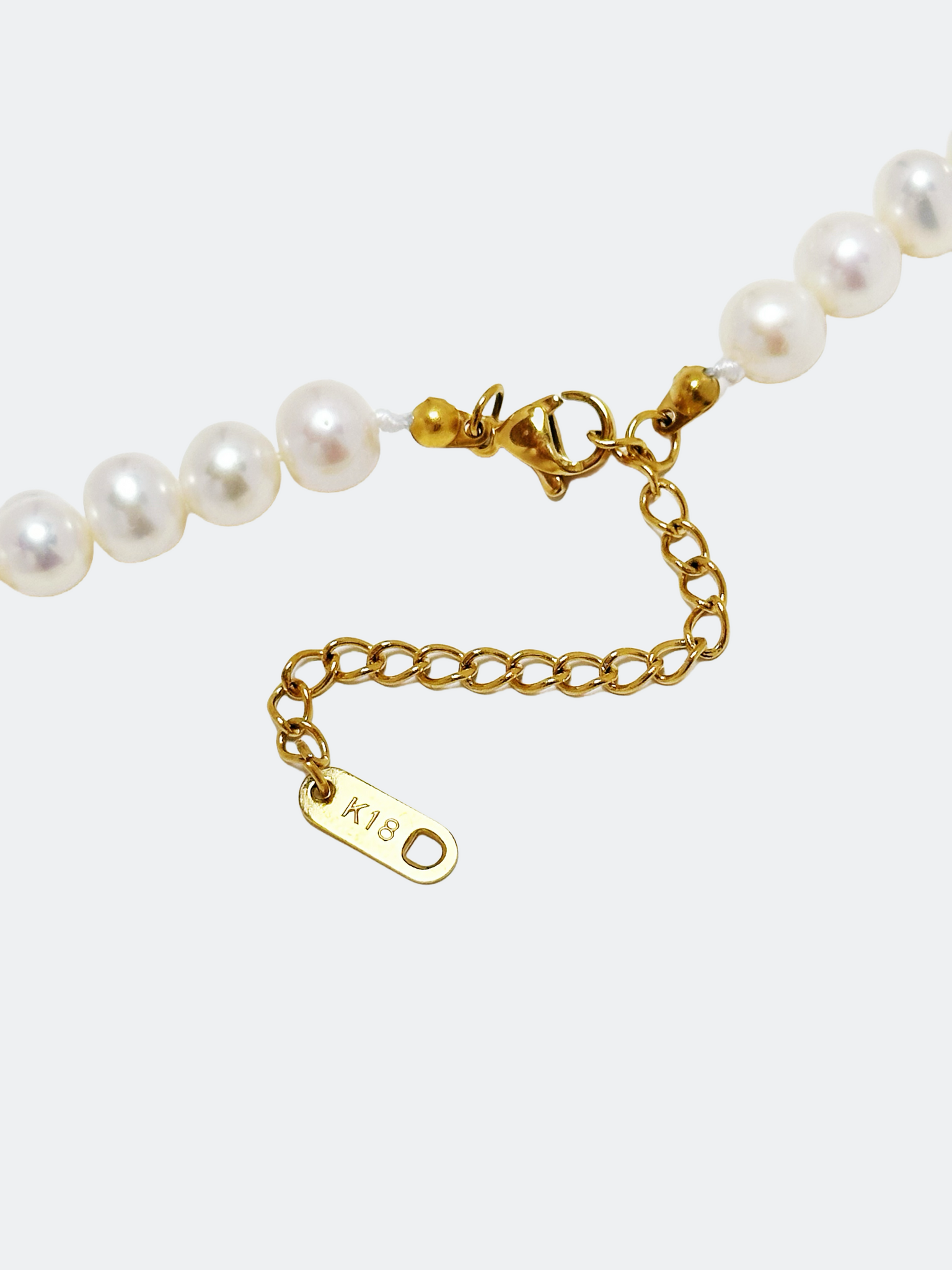 Klassiskt sötvattenspärl halsband