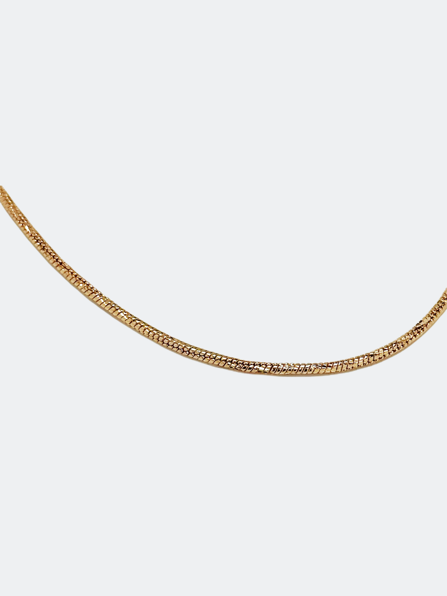 REA Tjockt halsband med ormkedja