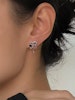 REA Studs med hjärtan och svart glassten
