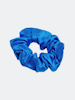 Mullbärssilke scrunchie, Blå 10cm