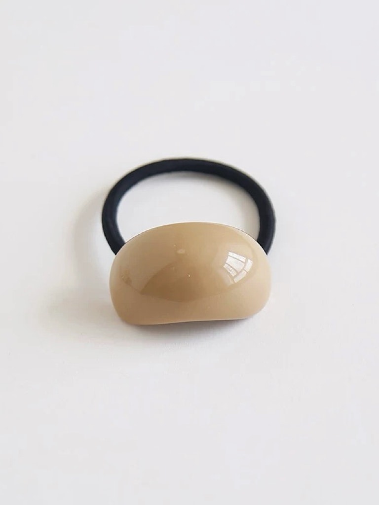 Hårsnodd med chunky oval dekoration