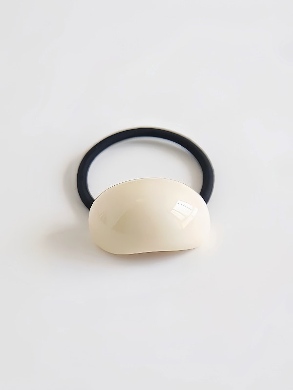 Hårsnodd med chunky oval dekoration