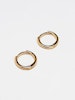 REA Klassiska guldfärgade mini hoops, 1,2 cm