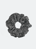 Stor scrunchie med blommönster