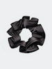 Stor svart scrunchie