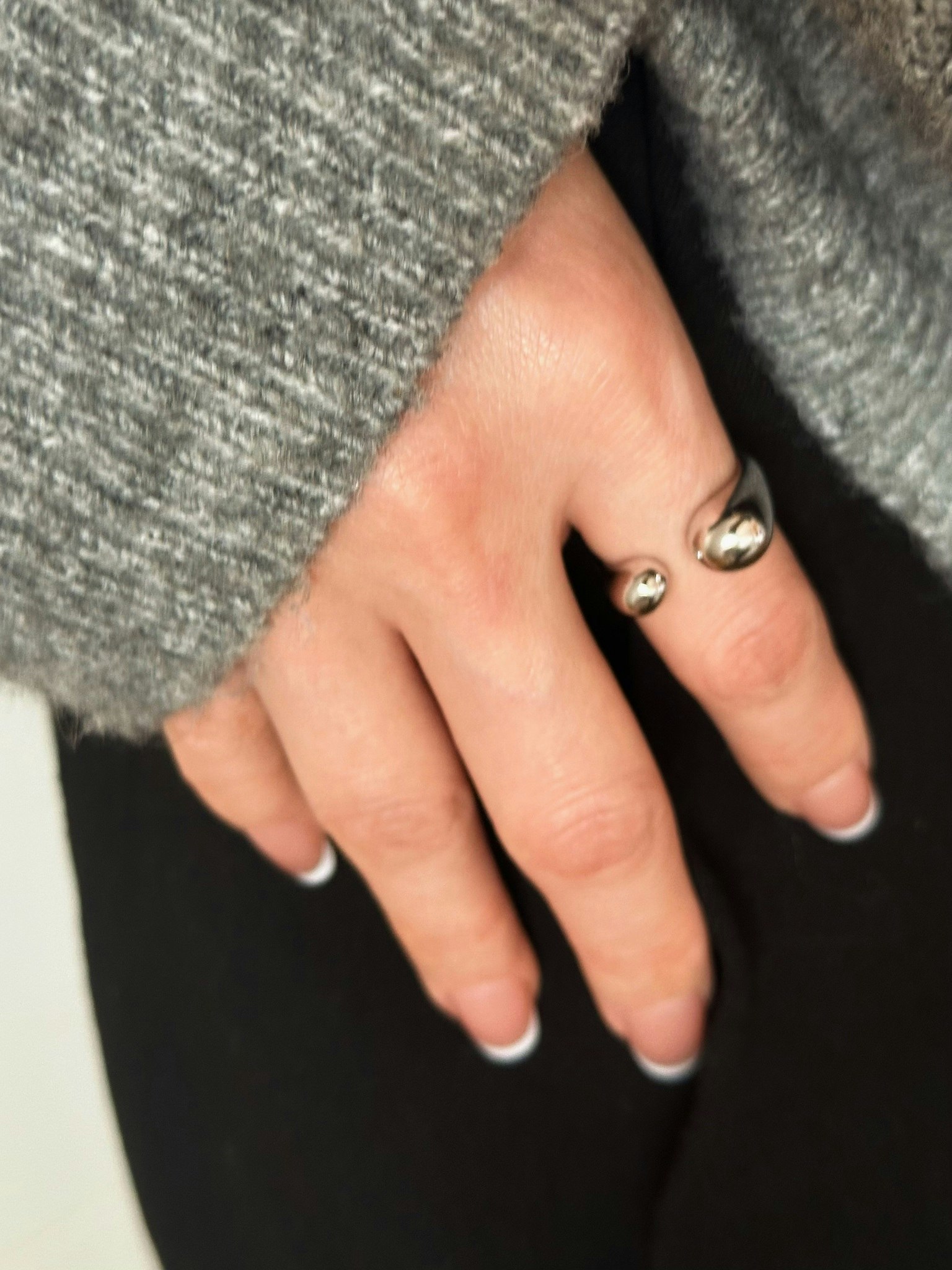 Öppen ring med runda former