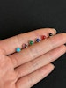 Feng Shui örhängen - Turkos studs
