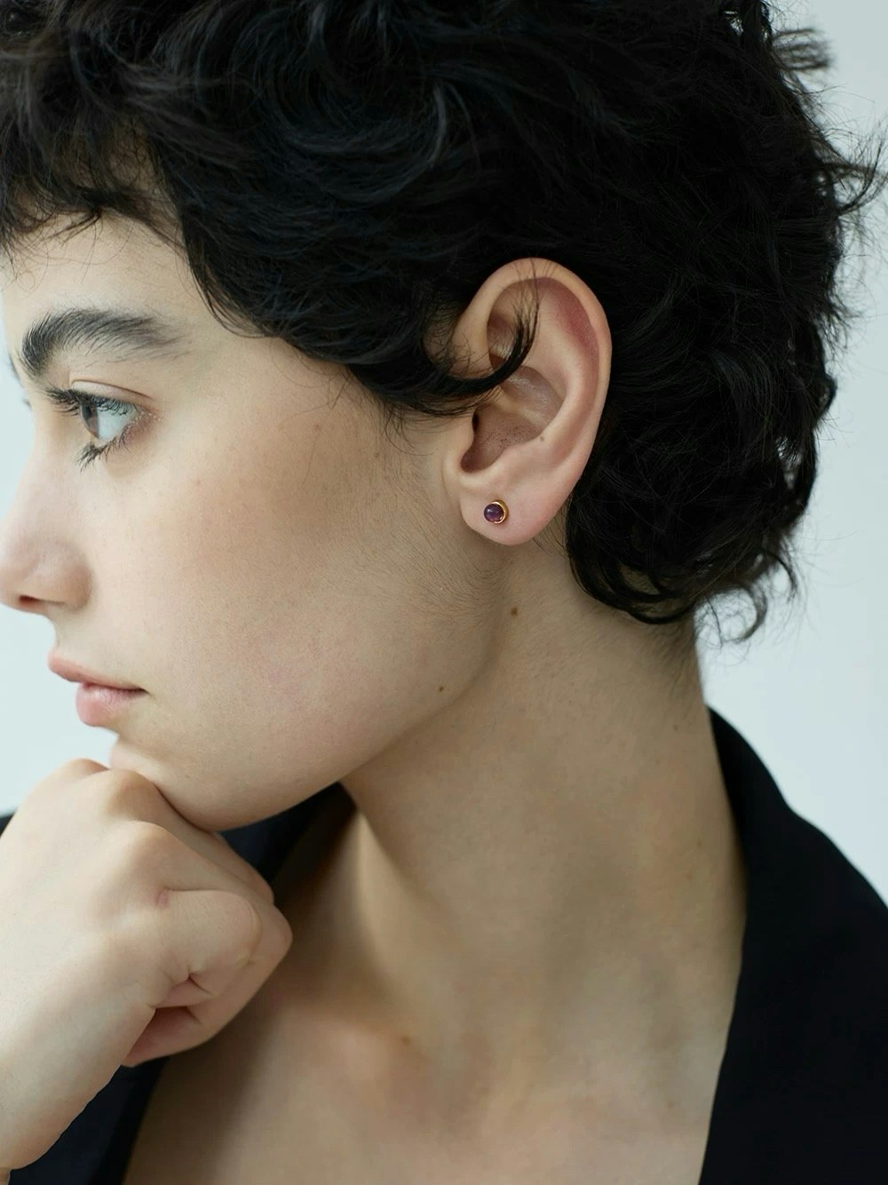 Feng Shui örhängen - Ametist studs