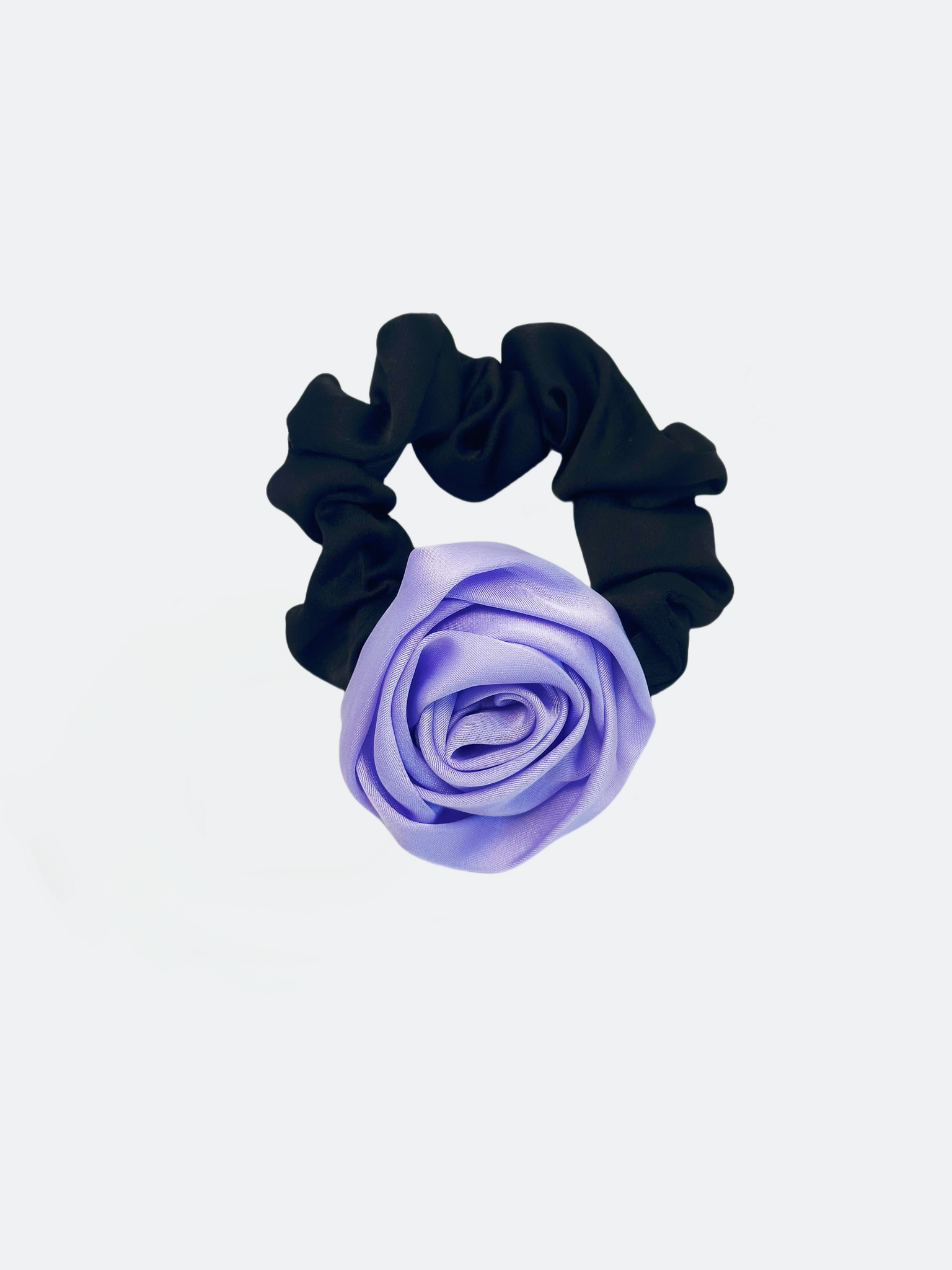 Scrunchie med rosor ，Lavendel