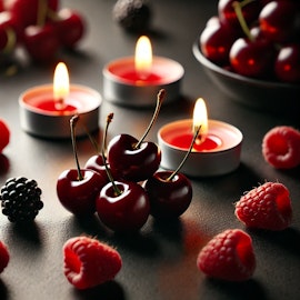 Black Cherry - Doftljus av naturligt sojavax