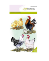 CraftEmotions clearstamps Hens and Chicks 130501-1349