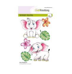 CraftEmotions clearstamps Ella Elephant 130501-2712