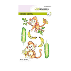 CraftEmotions clearstamps Morris Monkey 130501-2713