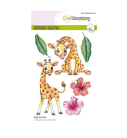 CraftEmotions clearstamps Gigi Giraffe 130501-2714