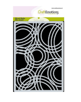 CraftEmotions Stencil Tripple circles 185070/0301