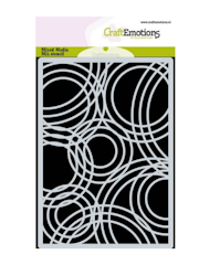 CraftEmotions Stencil Tripple circles 185070/0301