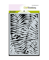 CraftEmotions Stencil Palm leaves 185070/0308