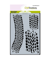 CraftEmotions Stencil Tire Tracks 185070/0151