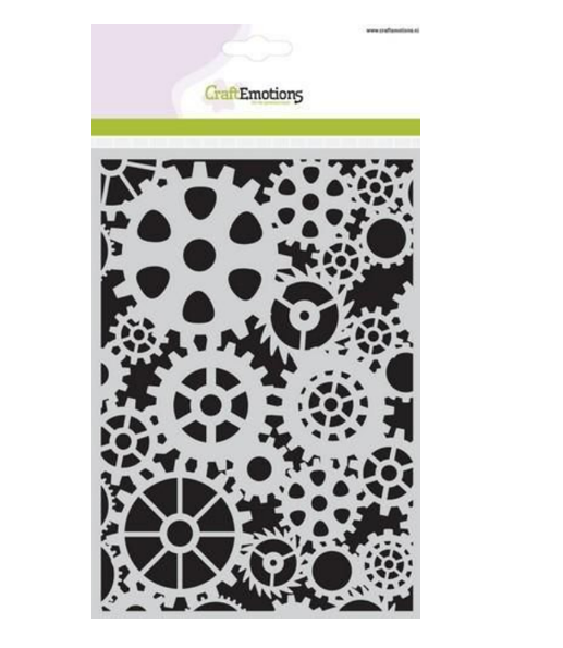CraftEmotions Stencil Gears 185070/1102