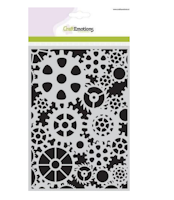 CraftEmotions Stencil Gears 185070/1102