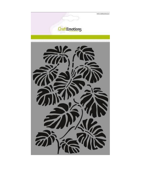 CraftEmotions Stencil Monstera leaves 185070/1260