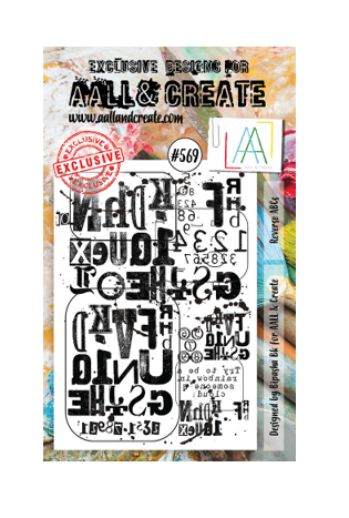 AALL & Create Stämpel Reverse Abcs AALL-TP-569