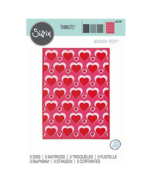 Jessica Scott Sizzix Dies Layered Hearts 665481