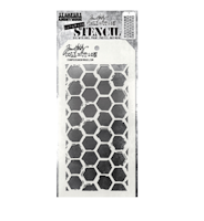 Tim Holtz Stencil Brush Hex THS166