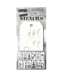 Tim Holtz Stencil Element stencils Everyday Art THEST004