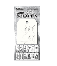 Tim Holtz Stencil Element stencils Everyday Art THEST004
