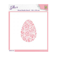 Stencil Nellies Choice Doodle Egg MMS4K-042