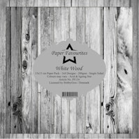Paper Favourites White Wood 6x6" Pappersblock