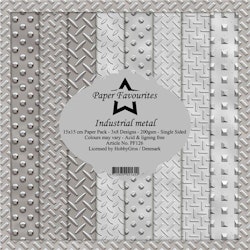 Paper Favourites Industrial Metal 6x6" Pappersblock