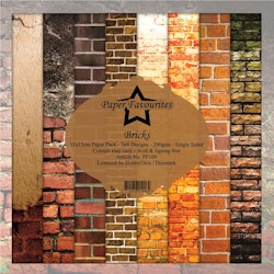 Paper Favourites Bricks 6x6" Pappersblock