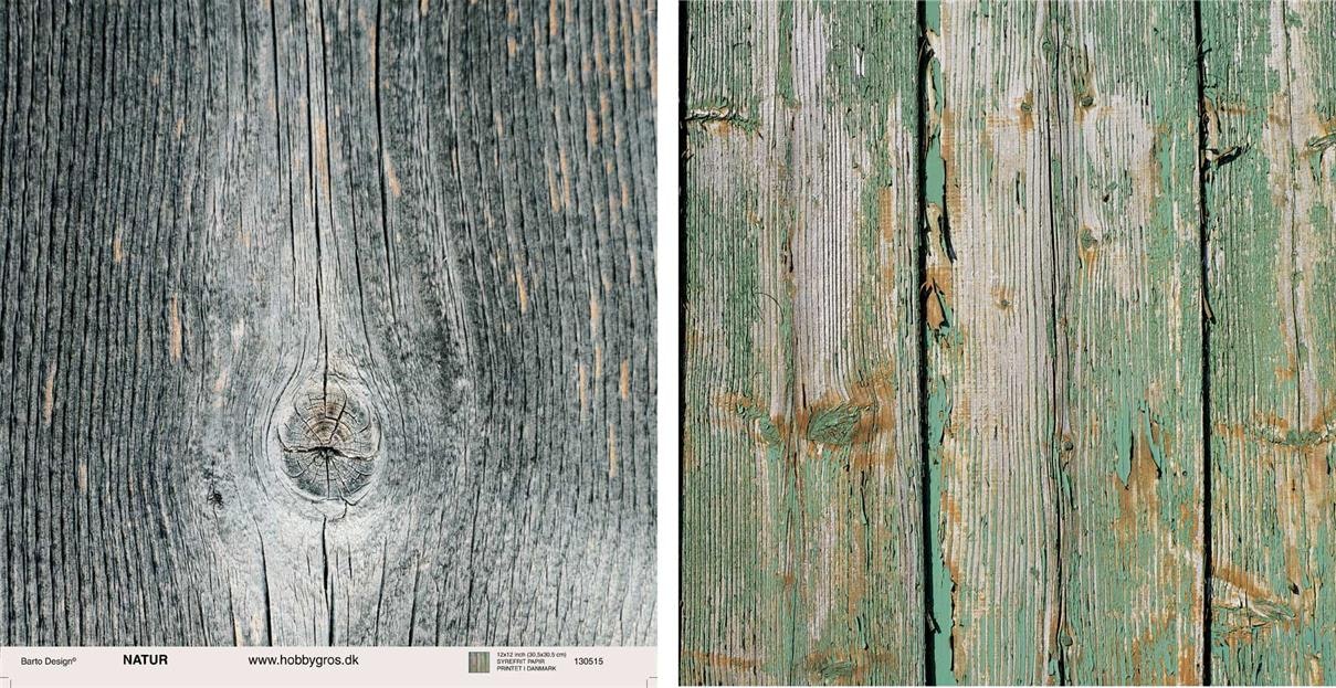 HobbyGross Wood 12x12" Mönsterpapper