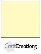 CraftEmotions Cardstock Linen Light Yellow 12x12"
