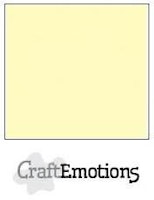 CraftEmotions Cardstock Linen Light Yellow 12x12"