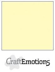 CraftEmotions Cardstock Linen Light Yellow 12x12"