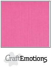 CraftEmotions Cardstock Linen Magenta 12x12"