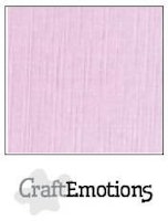 CraftEmotions Cardstock Linen Soft Lilac 12x12"