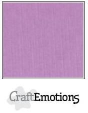 CraftEmotions Cardstock Linen Lila 12x12"