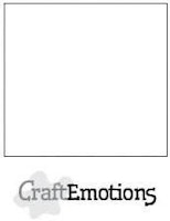 CraftEmotions Cardstock Smooth White 12x12"