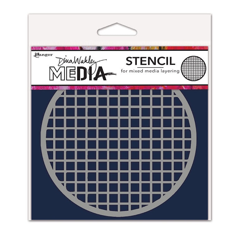 Stencil Dina Wakley Coasters 1 MDS81586
