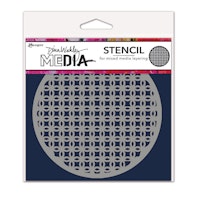 Stencil Dina Wakley Coasters 4 MDS82125