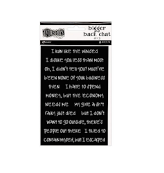 Stickers Bigger back chat - Black 3 DYA81784