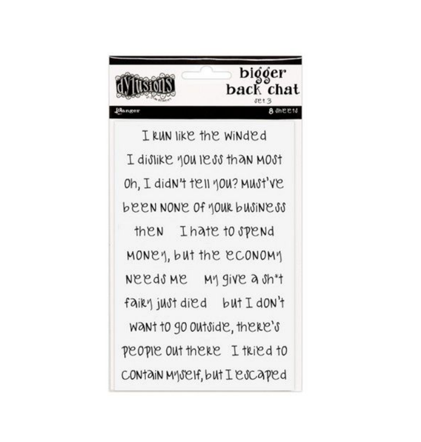 Stickers Bigger back chat - White 3 DYA81791