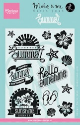 Marianne Design Stämplar Summer KJ1714